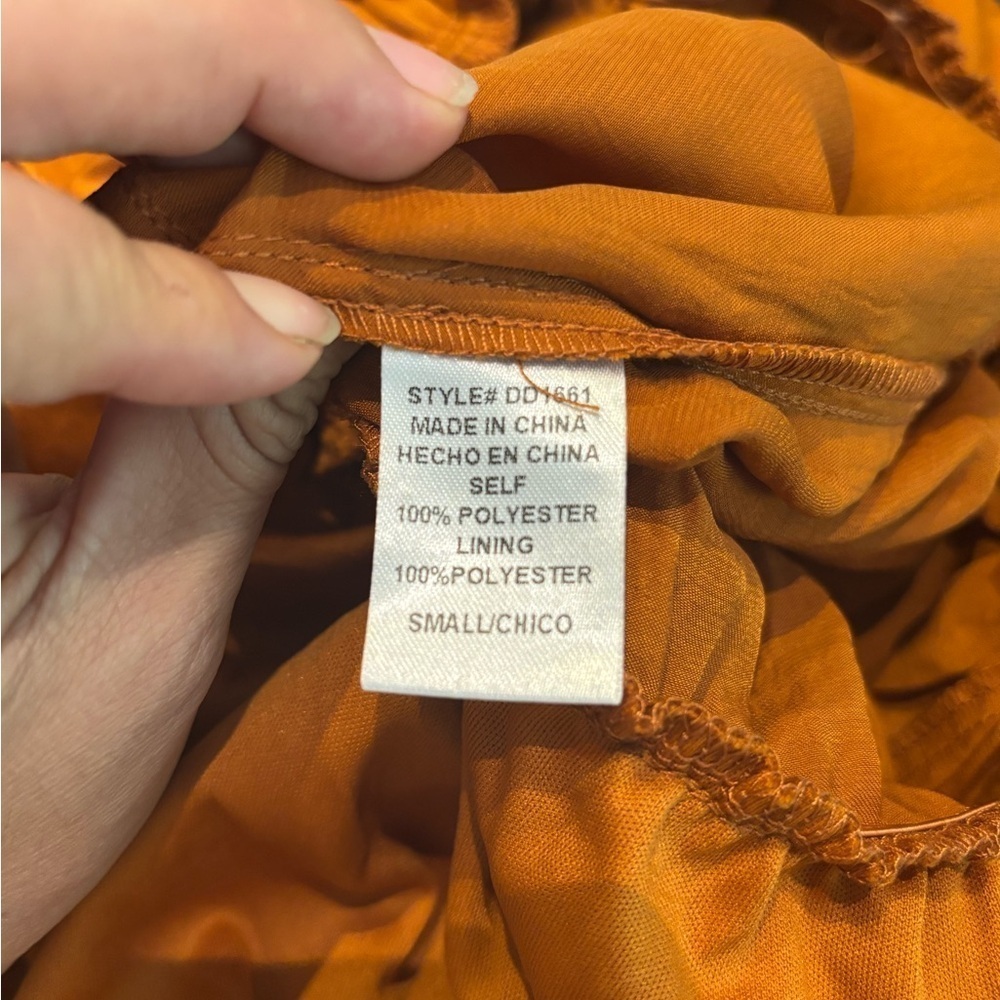 Chic Rust Jumpsuit - Picture 6 of 6